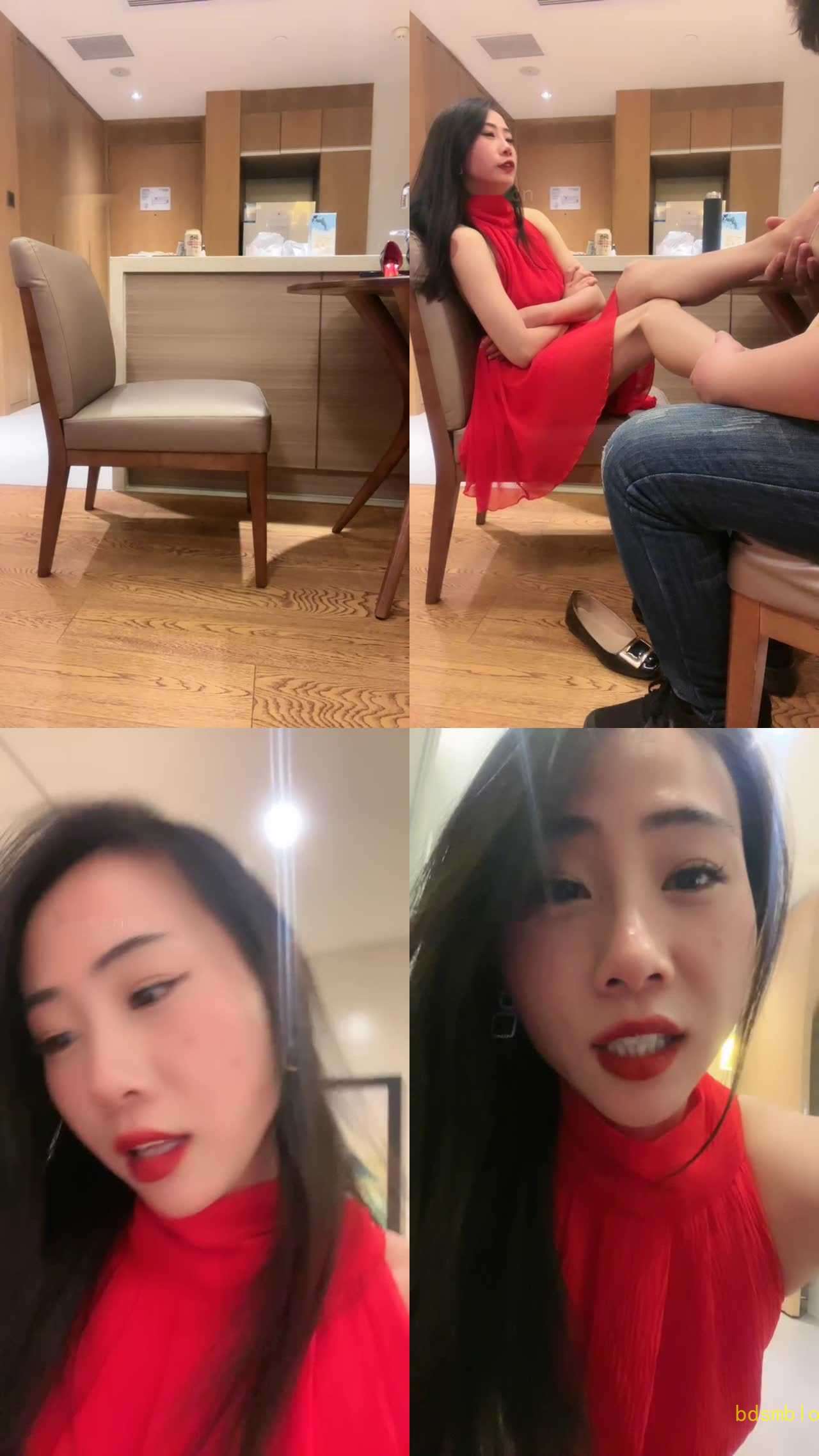 【爱丽丝】强迫相亲男做狗-肉丝美腿诱惑