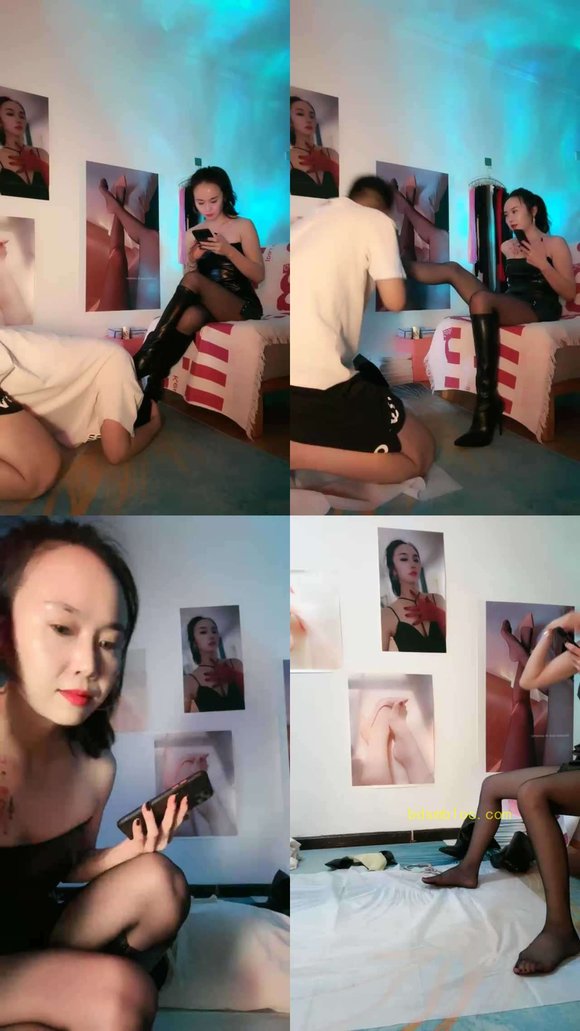 【芳芳女王】长靴黑丝踩虐/抽耳光/臭脚窒息/坐脸