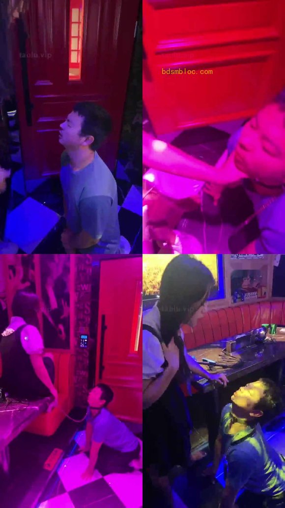【汐言】开发KTV的服务员做脚奴