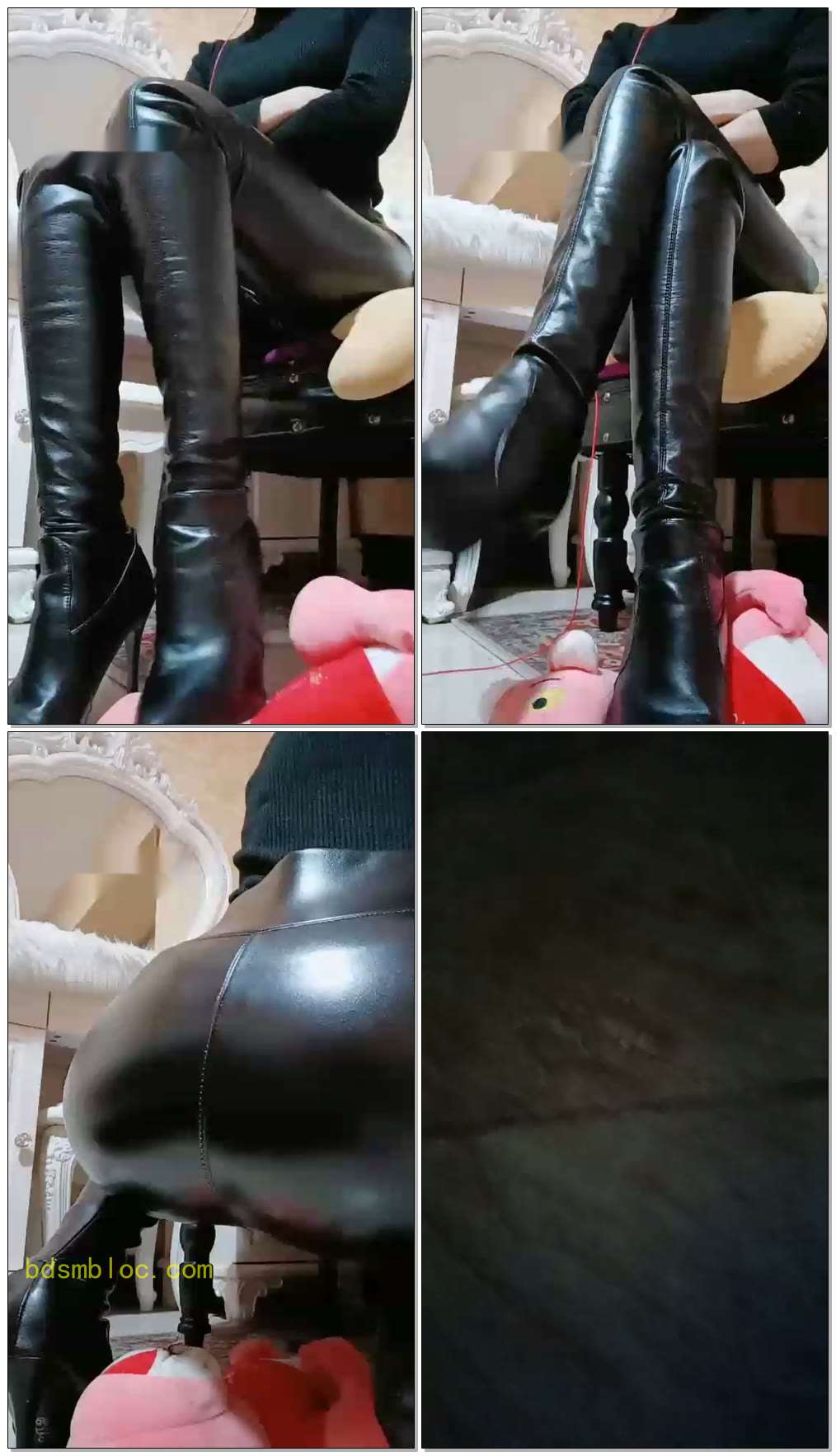 【多多S】第一视角午夜红绿灯！皮靴皮裤寸止控，倒计时控制！