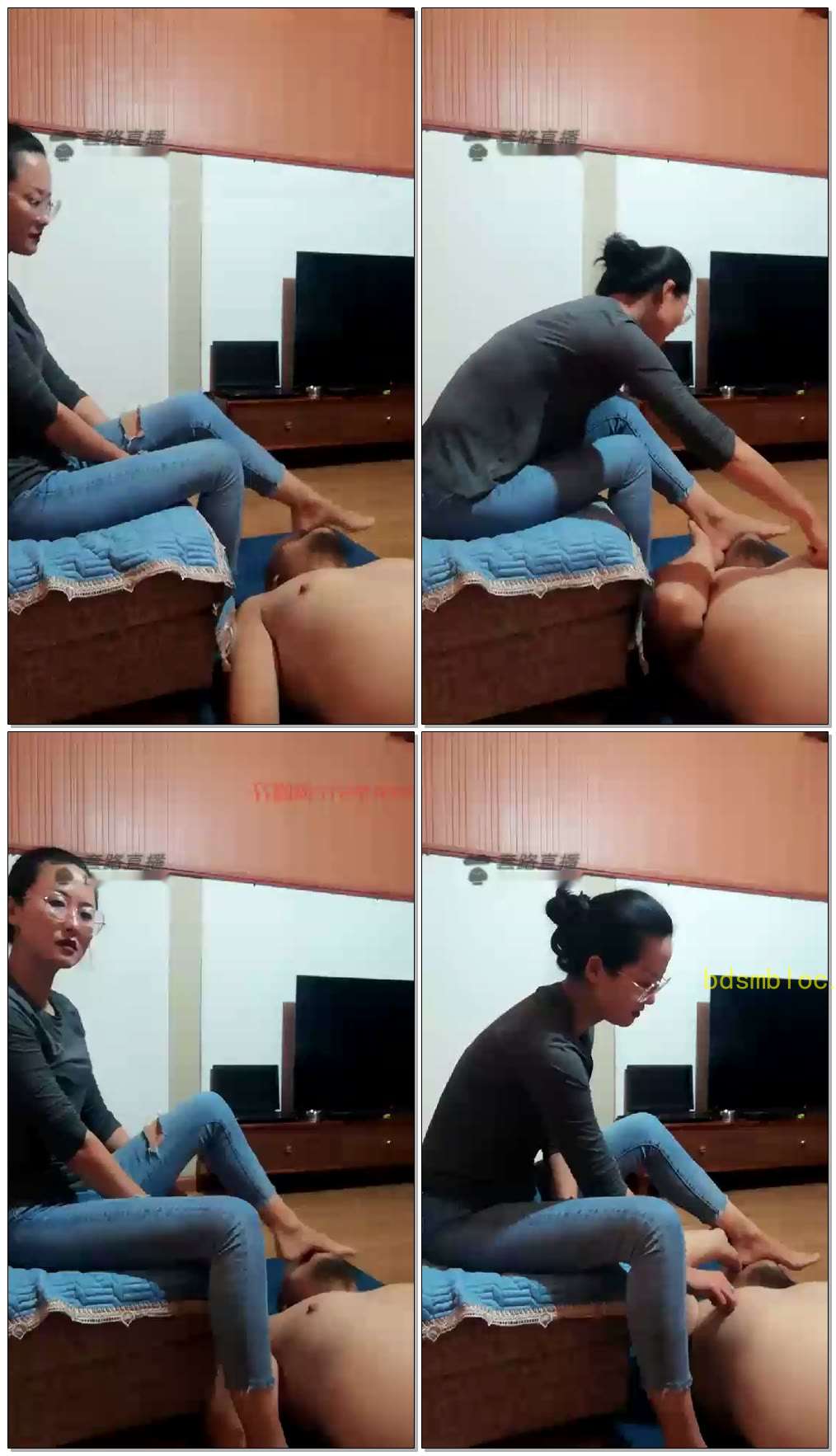 【女王菲主】脸部足底按摩器+虐乳