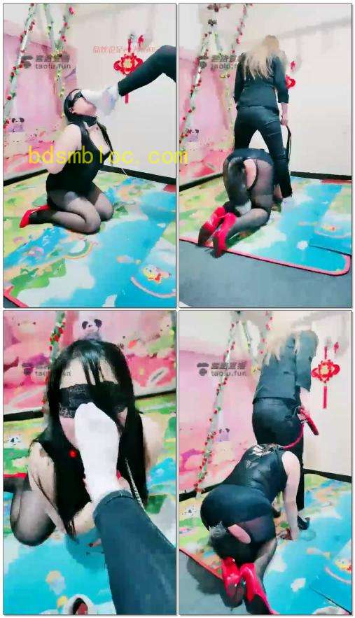 【梦幻大大】小白鞋棉袜日常训练骚母狗
