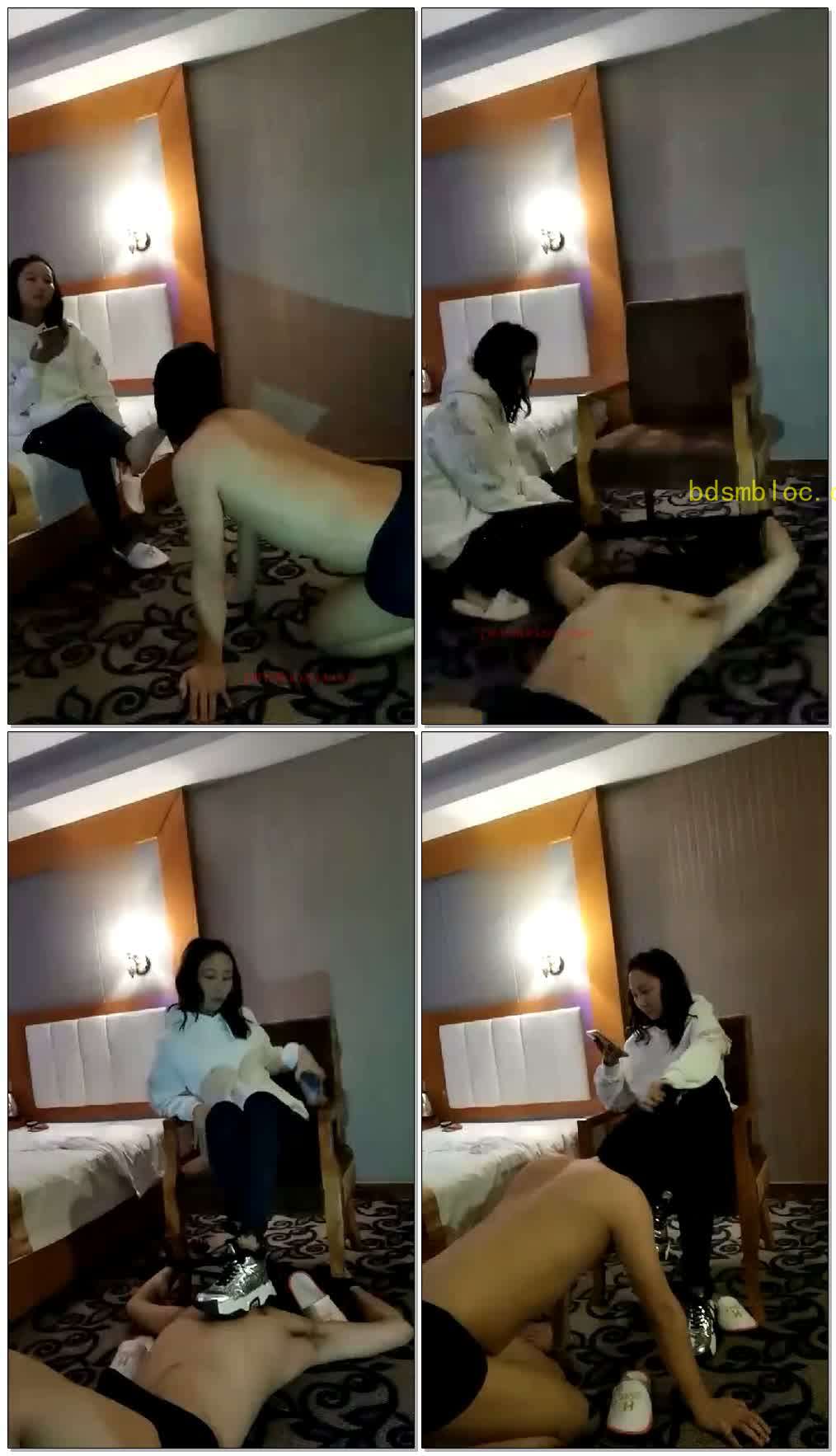 【琛儿女主】宾馆绑着贱狗羞辱