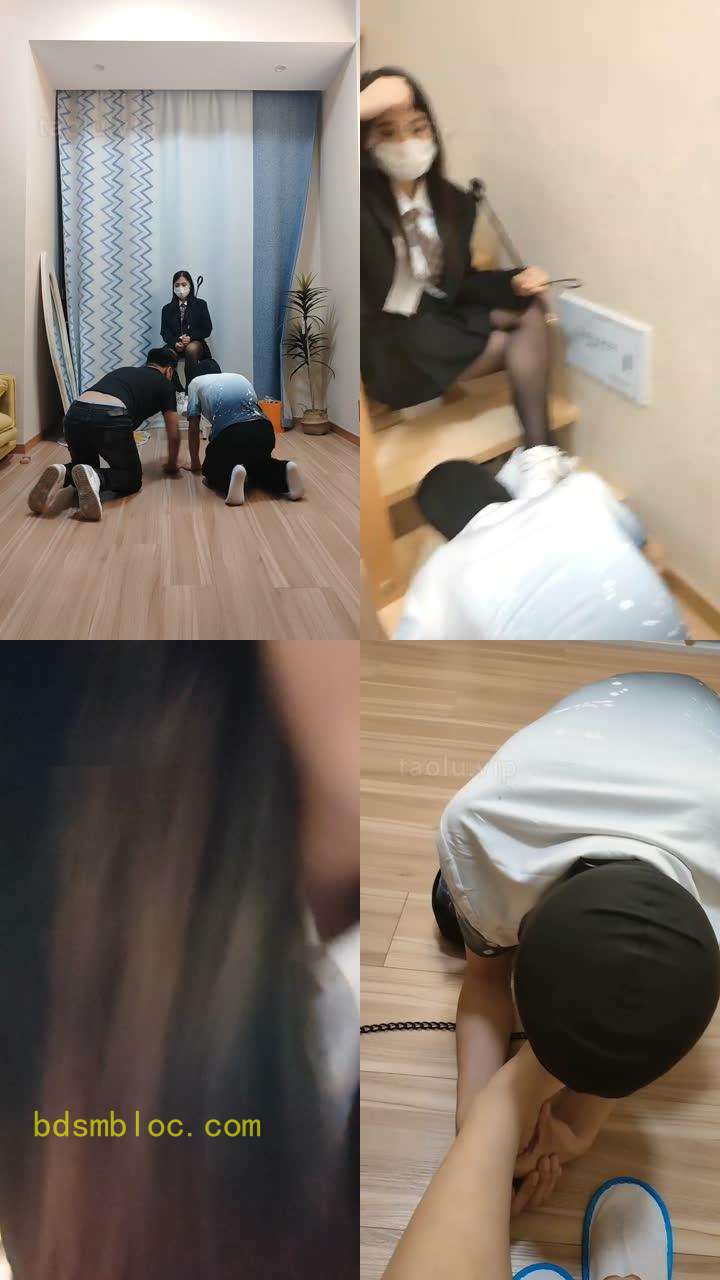 【尤尤子】双贱狗争宠比赛犯贱