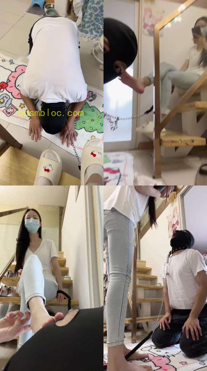【凯蒂】袜子塞嘴/骑马/拖鞋白袜踩