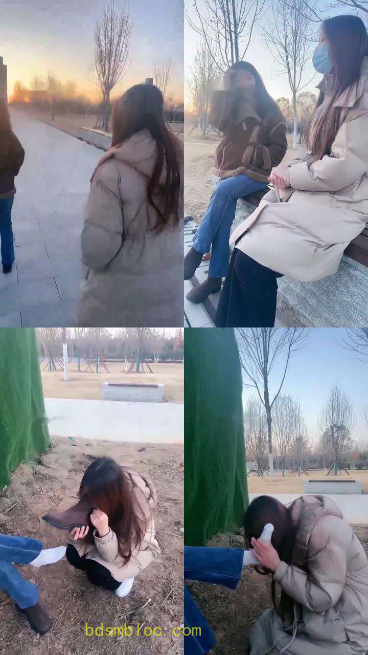 【小雅】户外调教冰天雪地玩虐女闺蜜