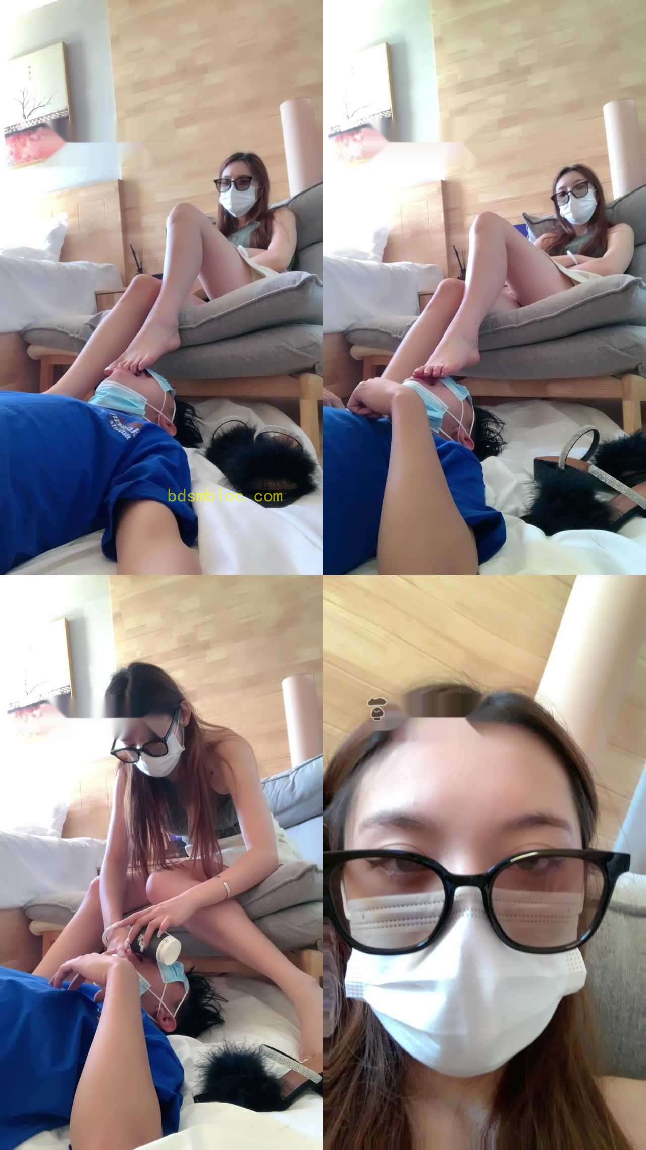 【樱田妮妮】御姐网红脚踩狗脸