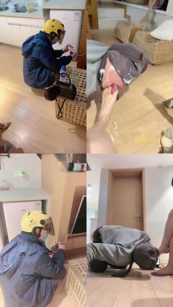 【乔皙/秋秋】双S外卖小哥沦为狗-踩踏/咀嚼物喂食【双视角版】