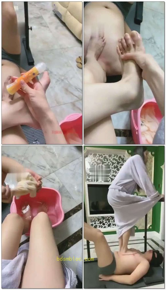 【蜜桃儿S】踩踏,深喉玩狗
