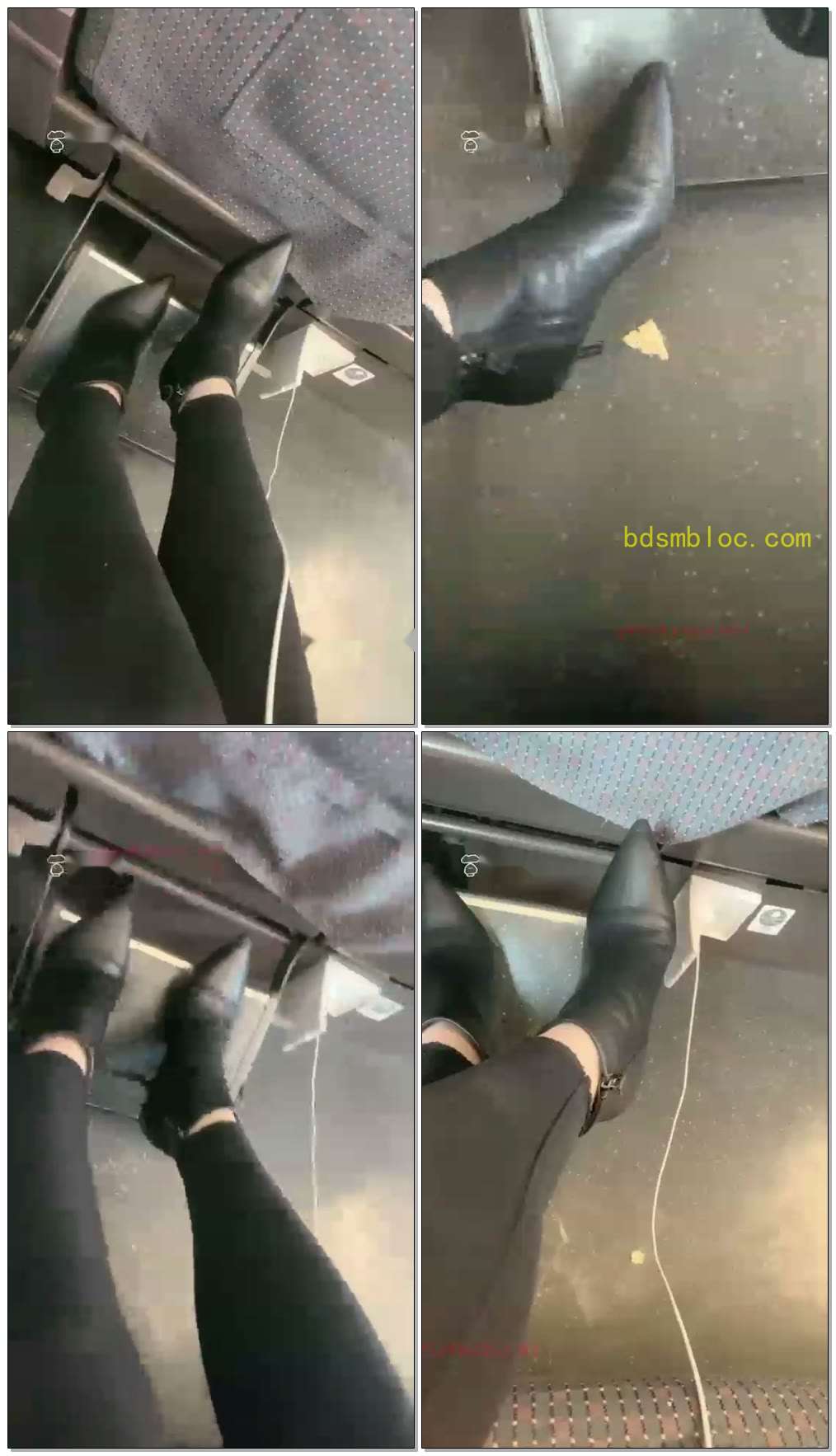 【安主s】第一视角高铁上的零食·圣痰·短靴诱惑