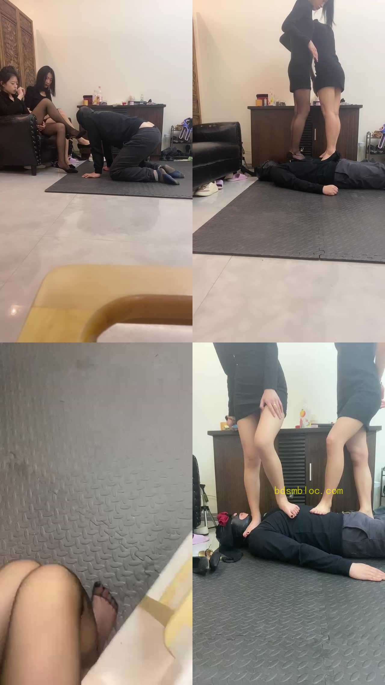 【琳嘉】双S高跟鞋全体重踩踏