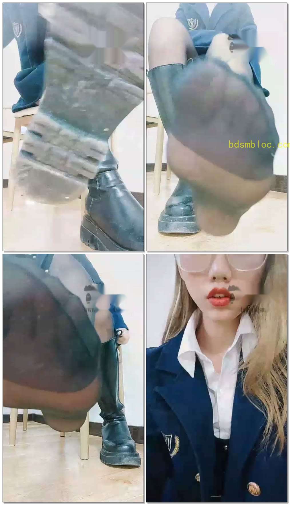 【二宝s】第一视角黑丝长靴下的红绿灯