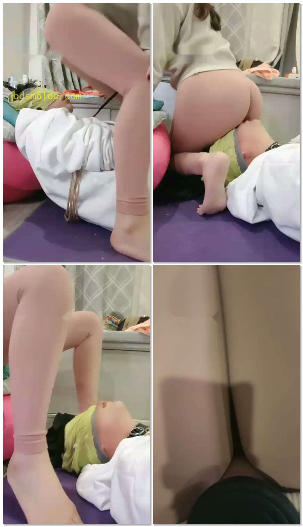 【咩祖】蜜桃臀坐脸调羞辱专场