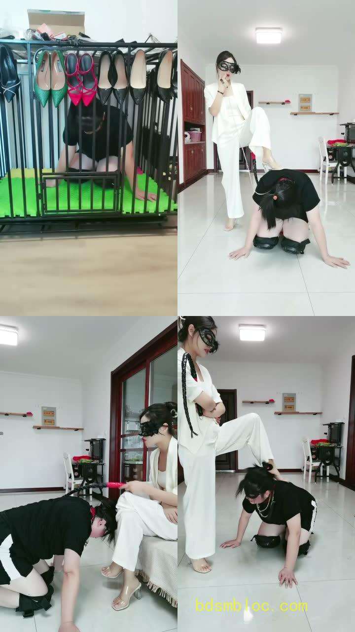 【凌儿女神】犯贱的后果-鞭子抽到跪地求饶