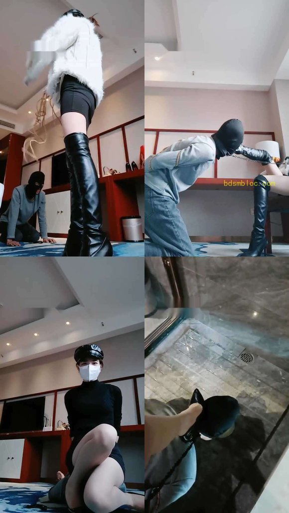 【多多】御姐长靴羞辱狗儿子