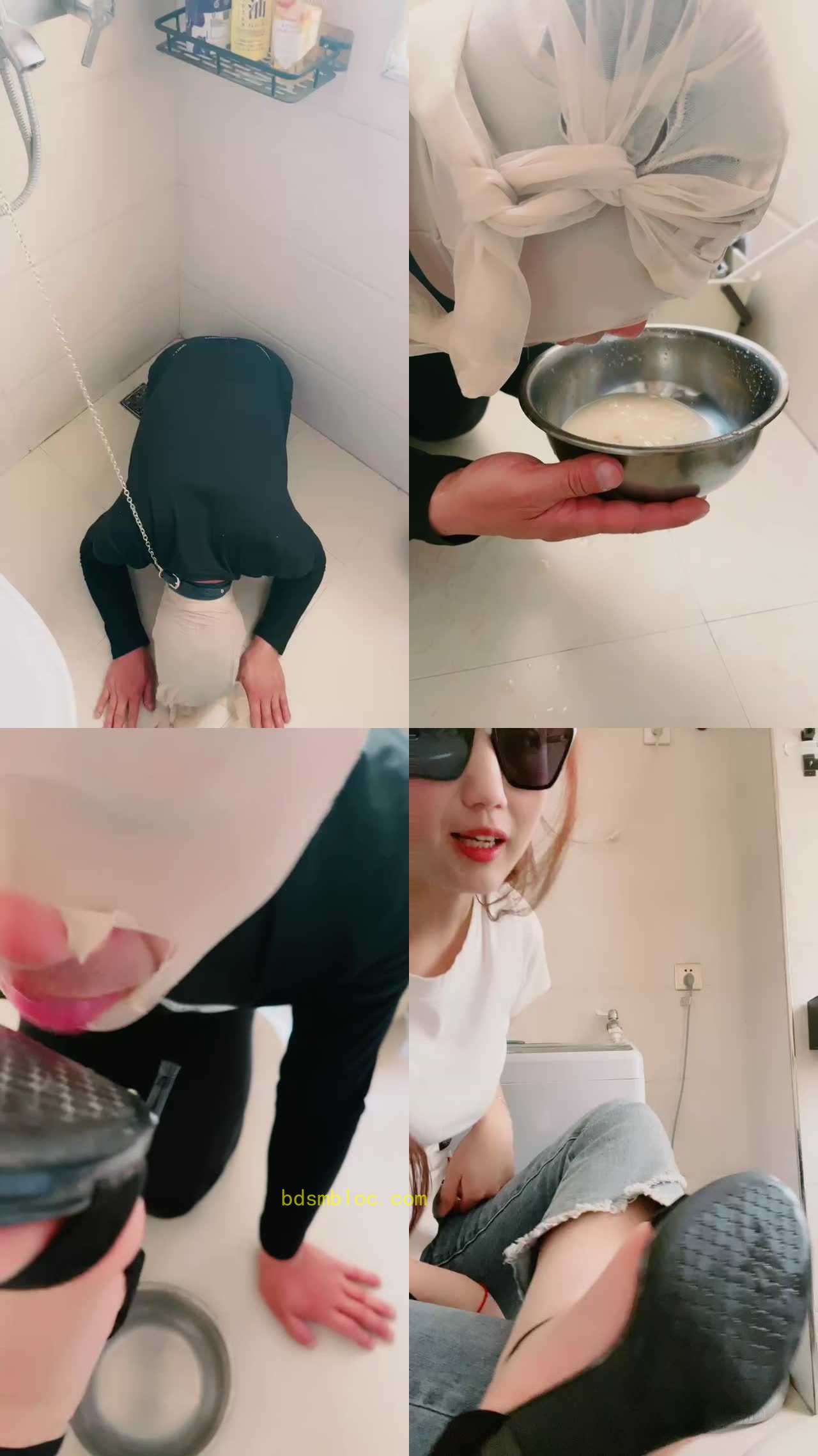 【语阳】厕奴训练/踩狗头/吃呕吐物/人体擦鞋器