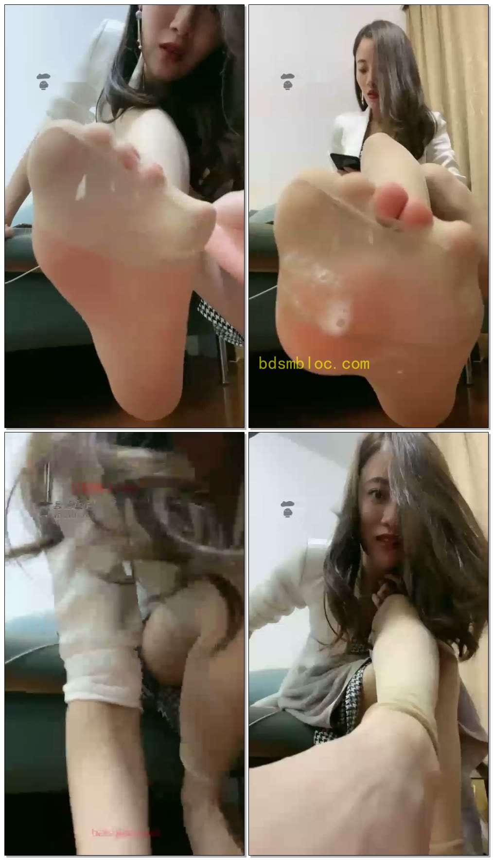 【一媚女皇】红绿灯，肉丝撕扯，全程羞辱
