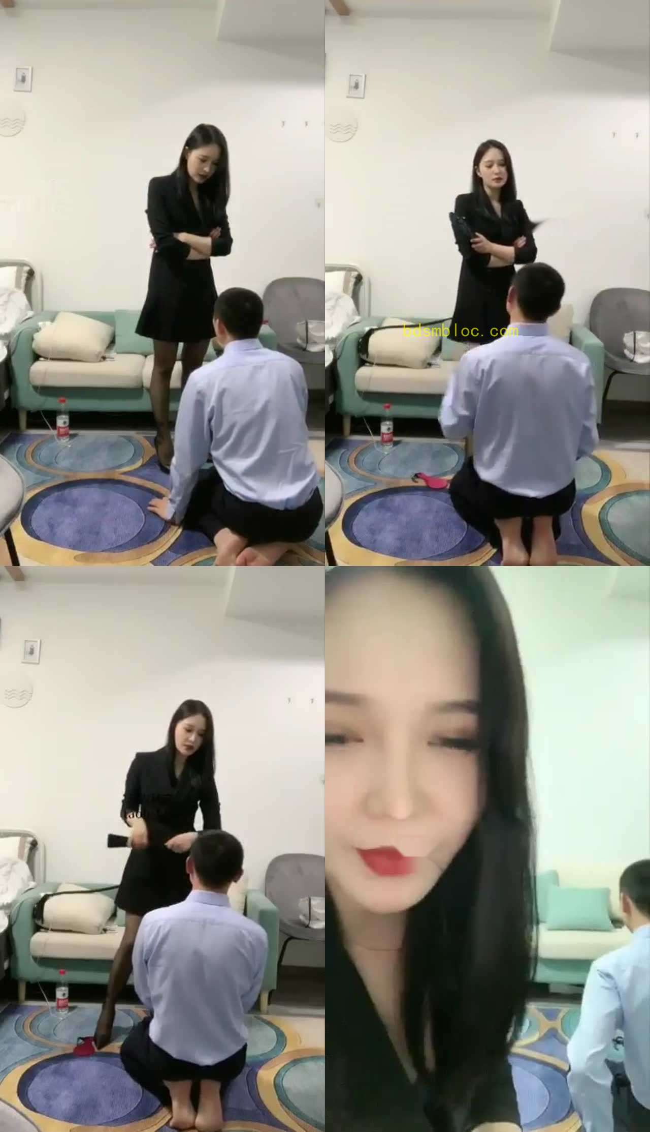 【筱月S】无脑废物吃巴掌