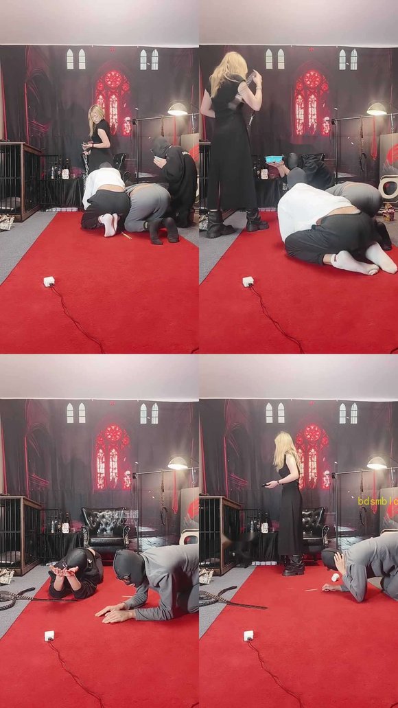 【兰州女王苏苏】调教三个贱狗