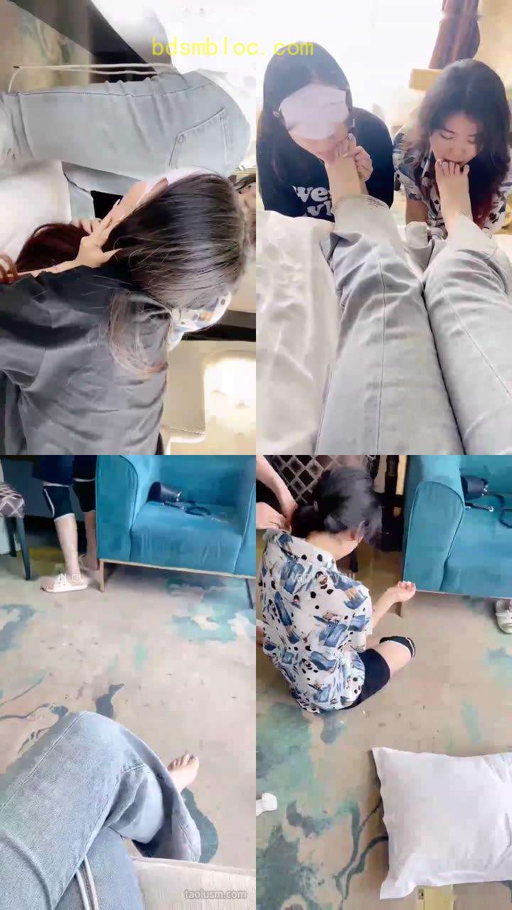 【橘子没熟】双奴女闻屁股