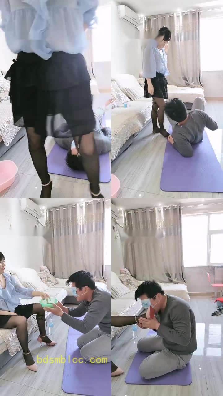 【媛媛】逼迫狗子喝洗脚水喝圣水/喝白液体