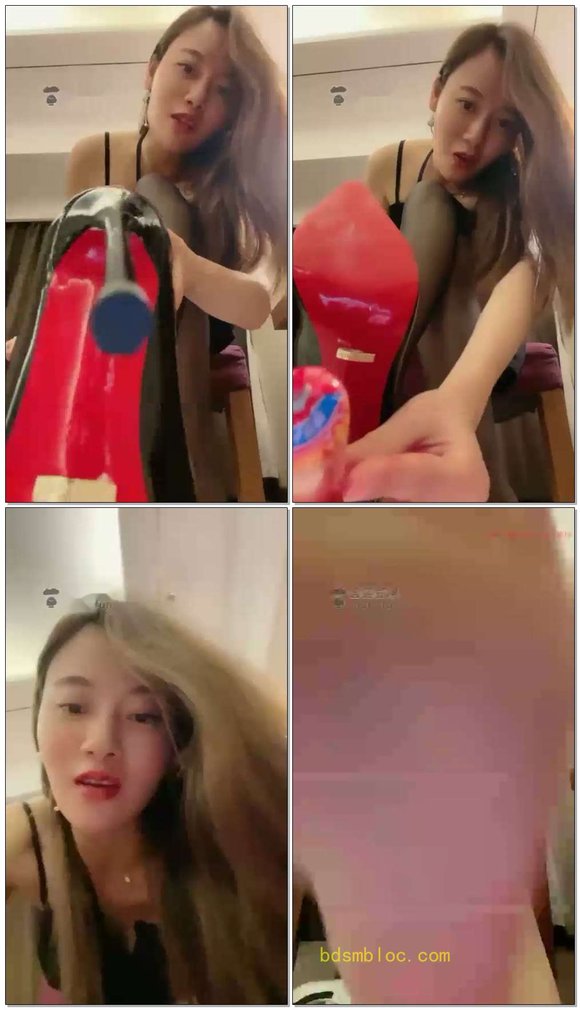 【一媚女皇】红绿灯高跟鞋踩食强插