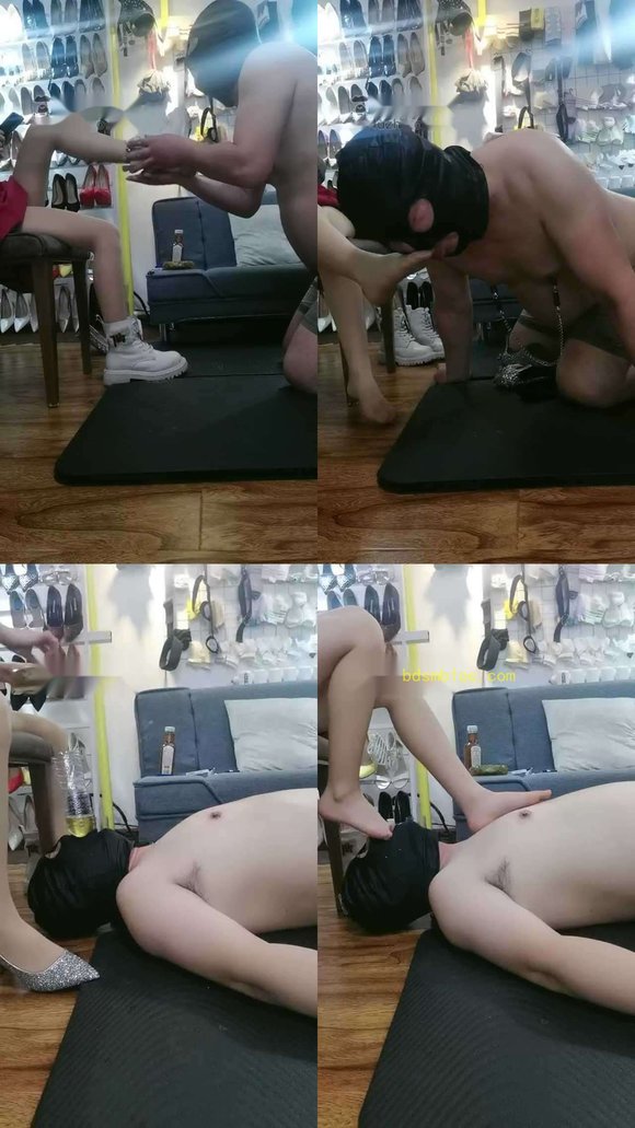【傲柔s】舔鞋 舔脚 舔袜子 圣水