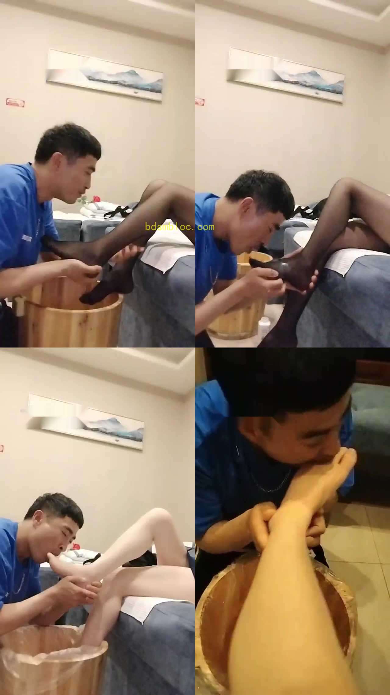 【刘二狗】伺候足疗小妹洗脚