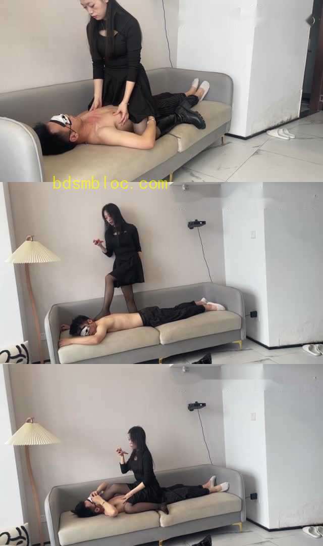 【黑丝诱惑】【乔伊】素人篇：某医美前台接待员乔伊的初次调教拍摄