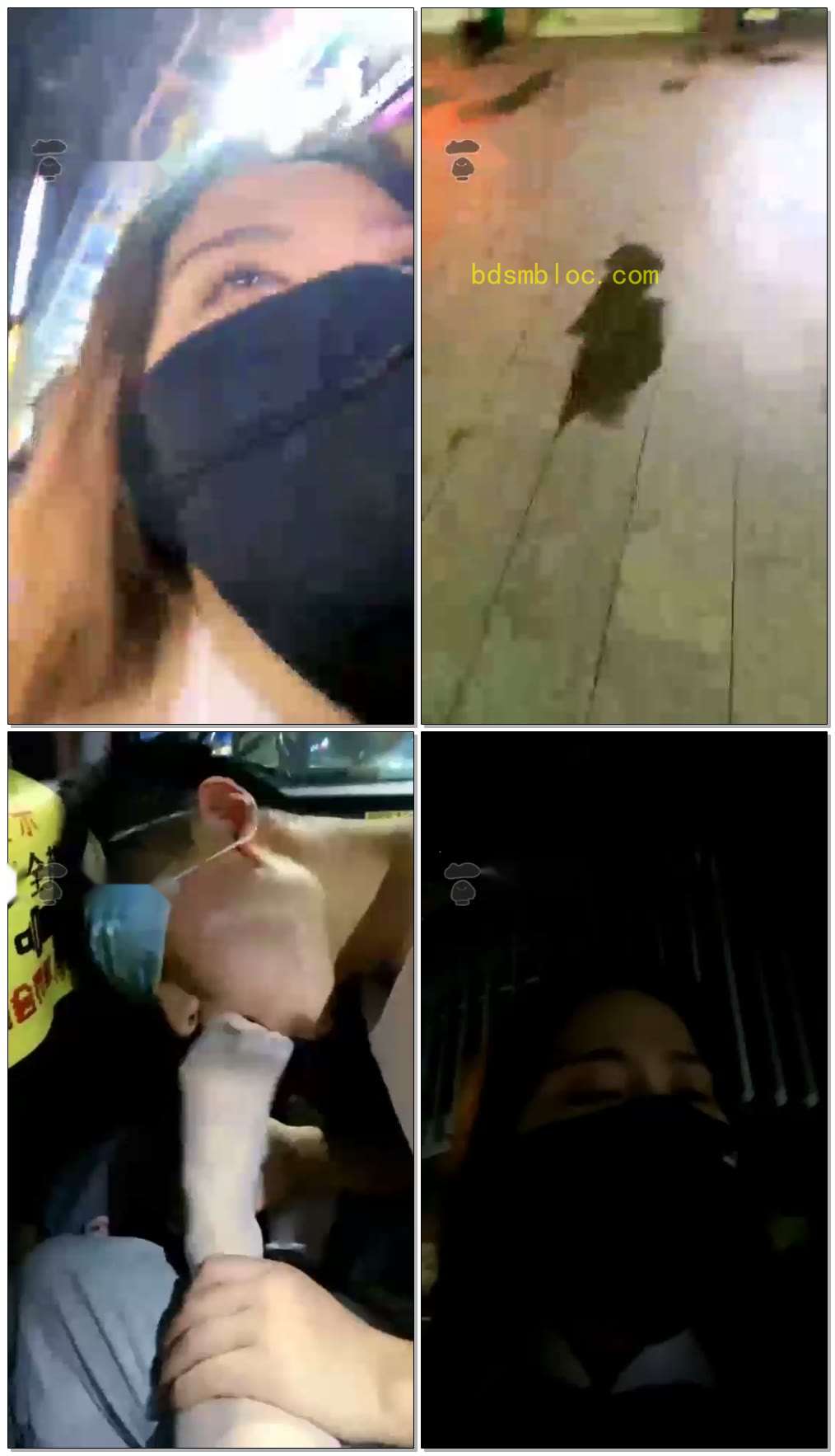 【猫熙小主】强迫双m户外开发路人，户外跪着舔棉袜,丝袜,裸足，出租车上闻和舔出汗的棉袜和丝袜