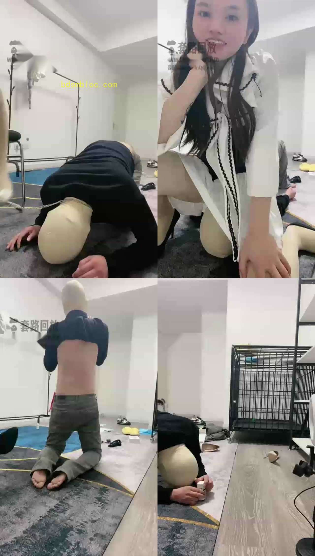 【冬莲S】遛狗骑马抽打爆菊