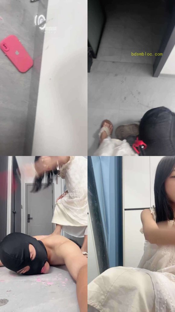 【小莹s】调教SB滴蜡踩踏