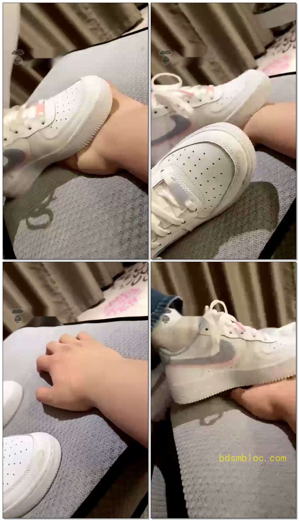 【绘子】近距离小白鞋踩狗爪，少量口水