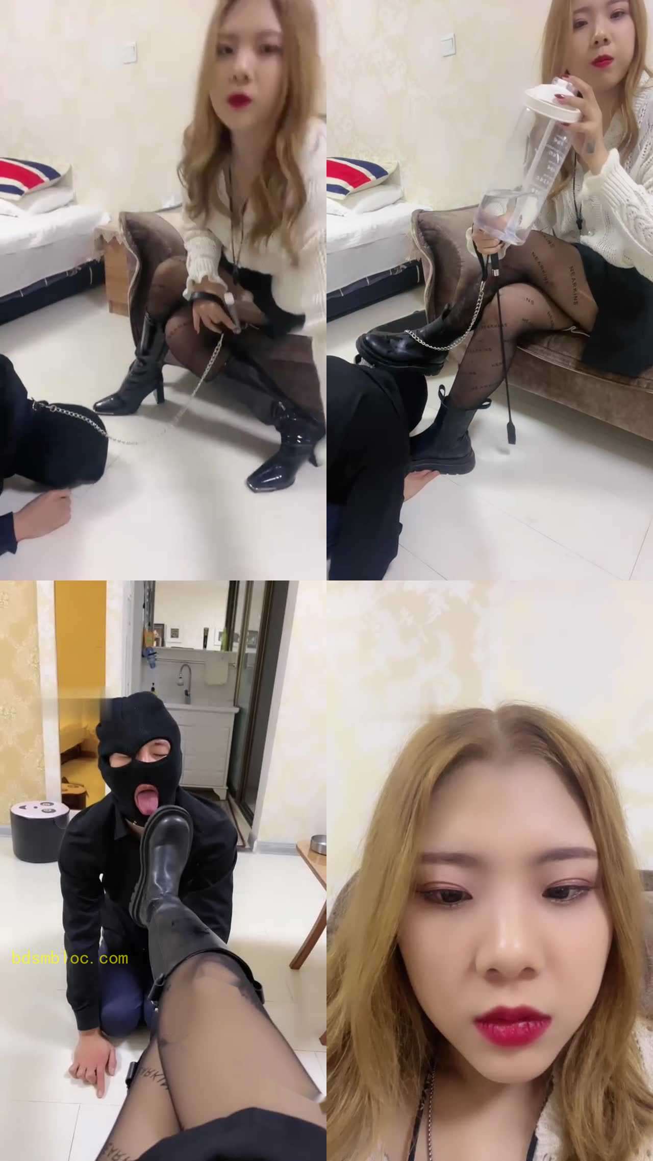 【初见】精神小妹短靴黑丝首调