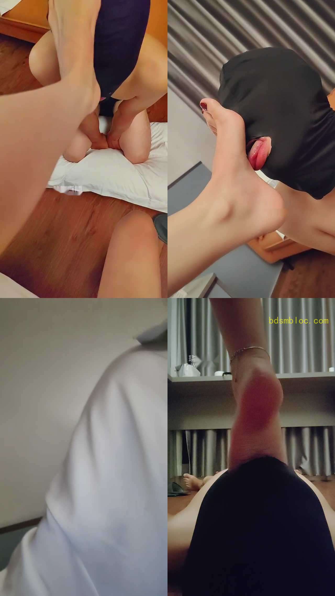 【暴力柚子s】32码深喉挑战足狗001