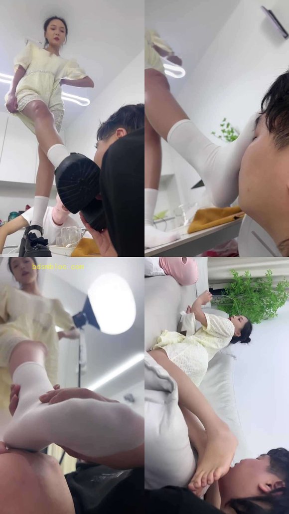 【狗哥】原味皮鞋白袜辱绿帽老公