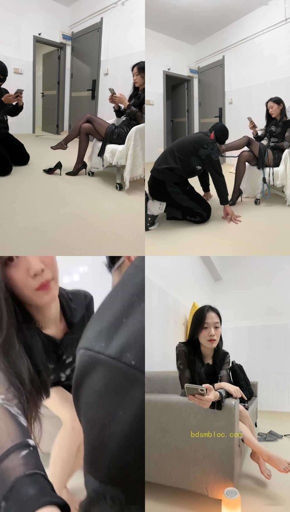 【绵绵】骑马爬行/黑丝高跟美腿踩虐/踩脸窒息/伺候沐足