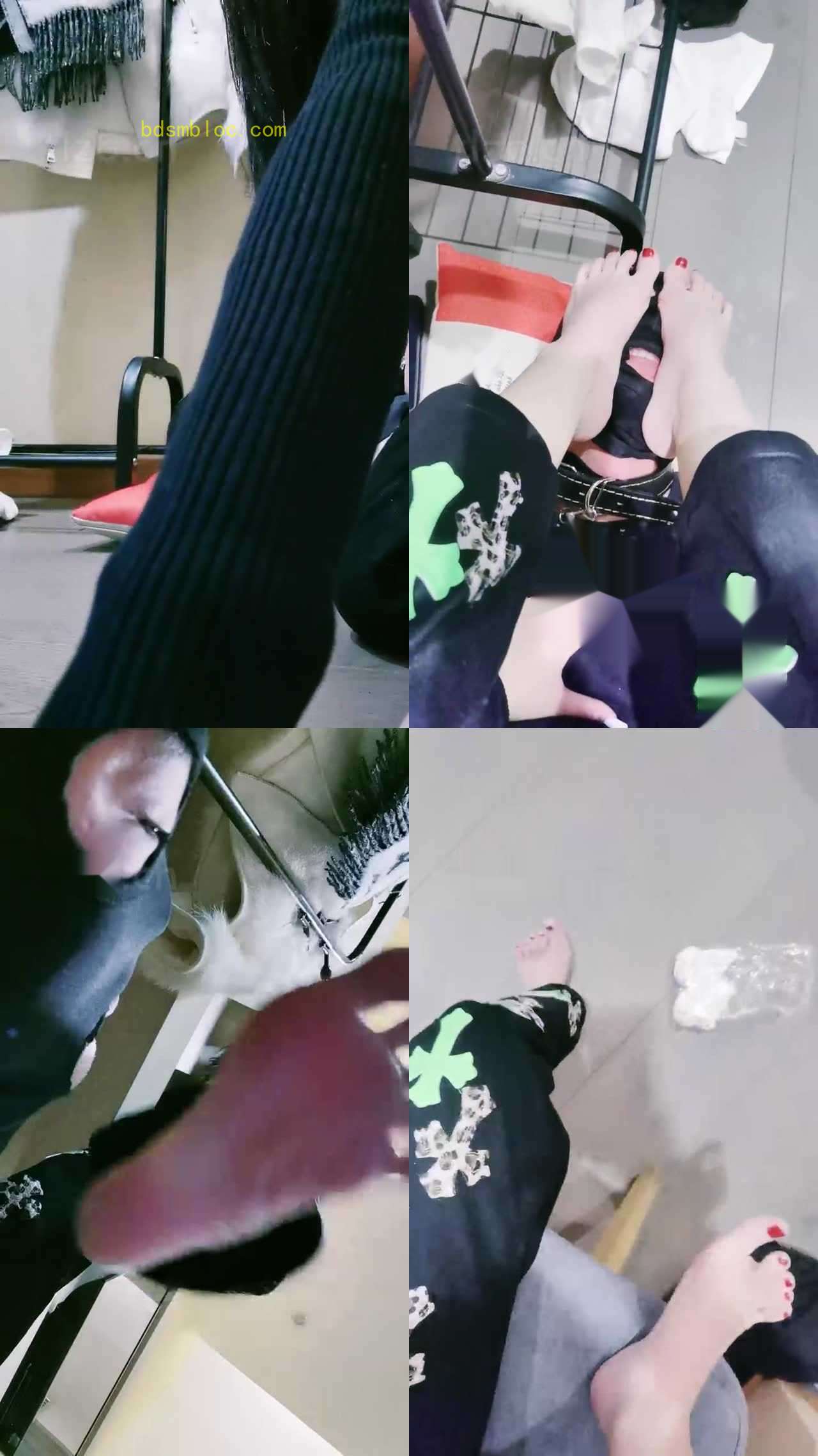 【一禾】掐脖窒息/裸足踩狗捂脸