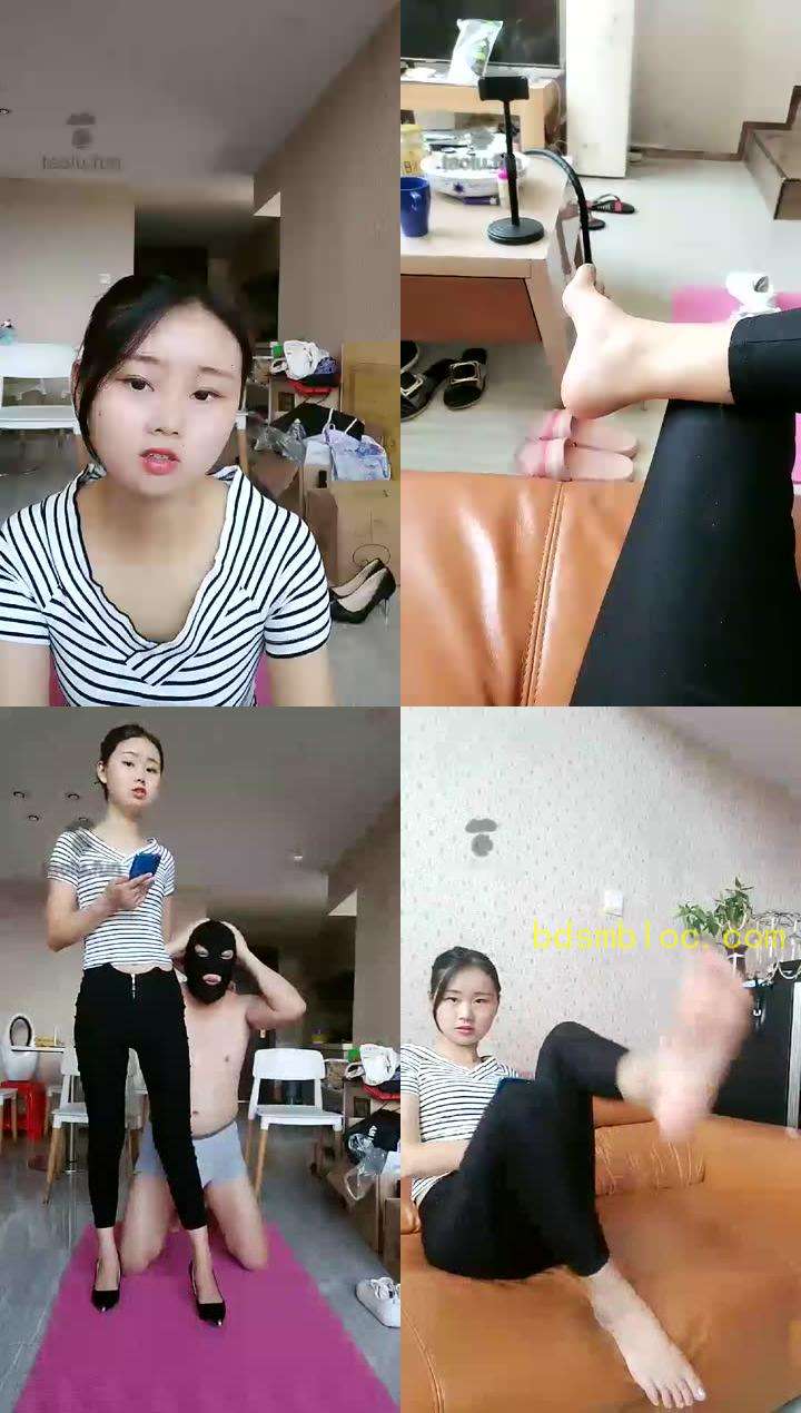 【小小小魔女】青春运动装骑脖子虐钻胯踢裆