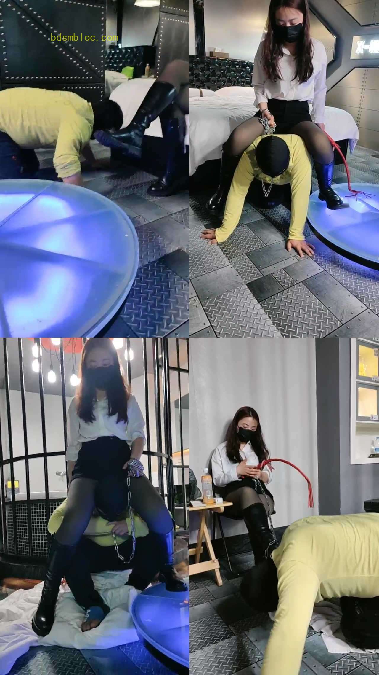 【语阳】御姐刑房鞭打驯马