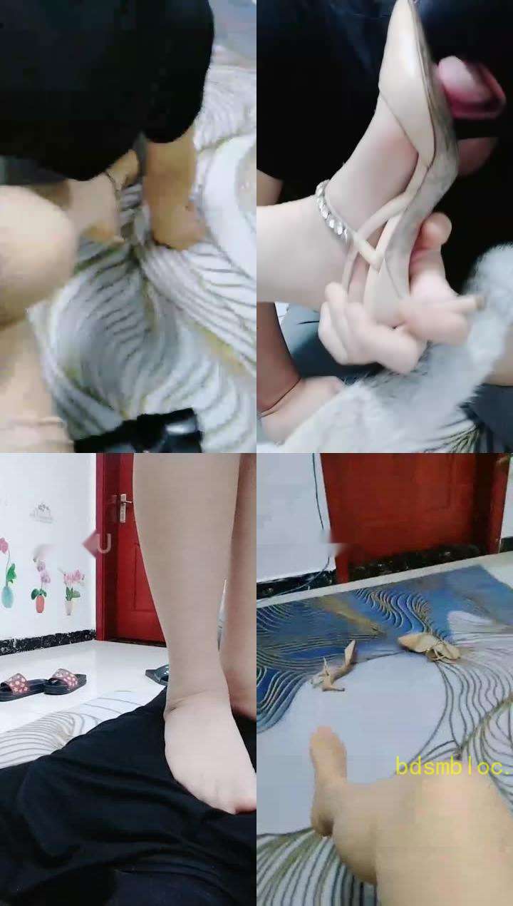 【天使女王】强迫舔鞋，吃黄金