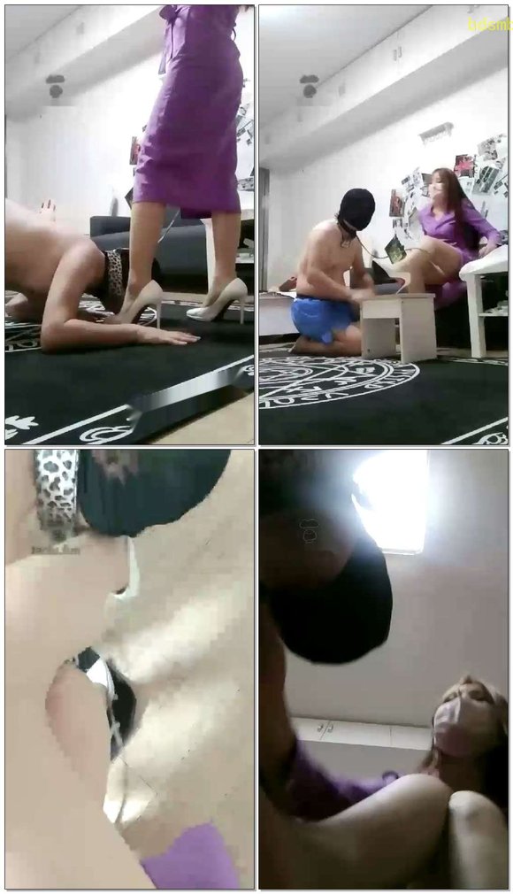 【薇安babaS】肉丝白鞋各种舔各种下贱姿势