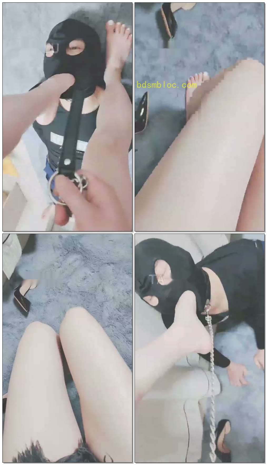 【灵竹】主人美脚惩罚贱狗