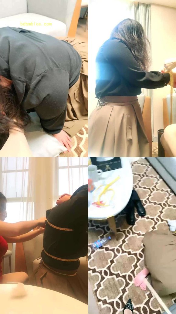 【若涵女帝】捆绑鞭打贱母狗