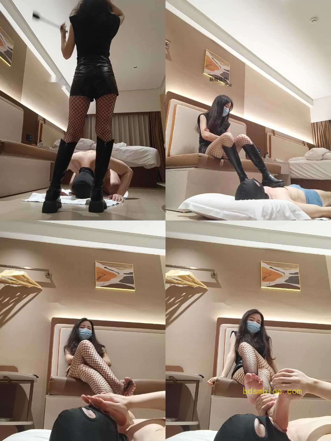 【御妍】重度sp/长靴网袜踩虐/转胯/原味白袜辱