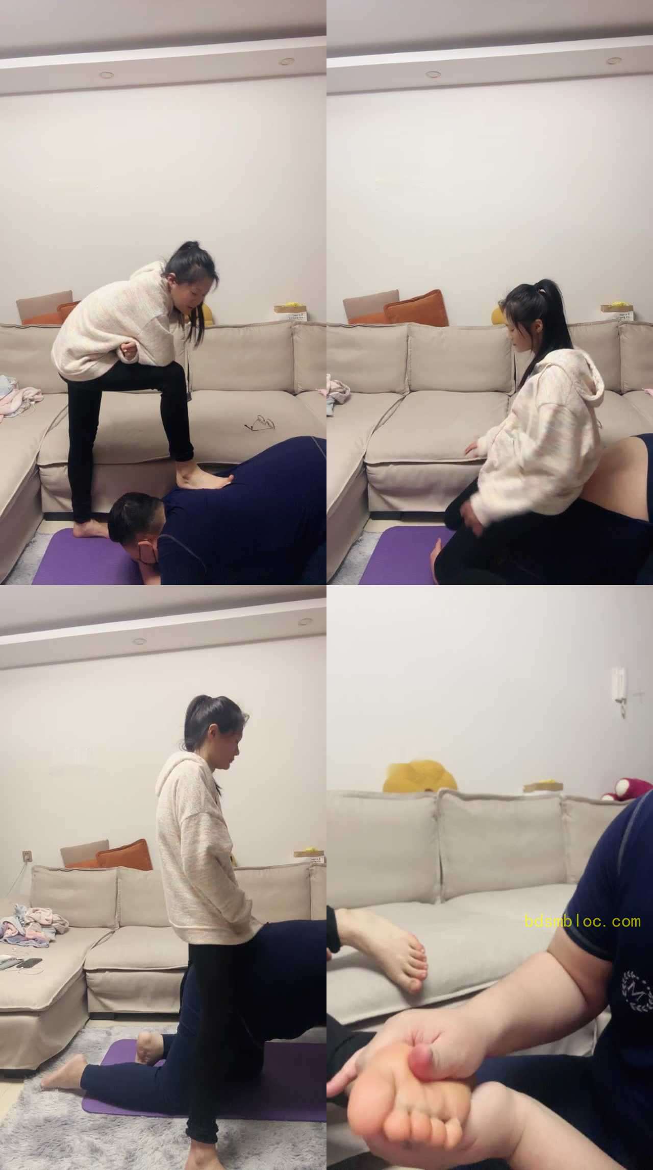 【埋汰】玉足恋足舔/转胯狗爬/碾压踩