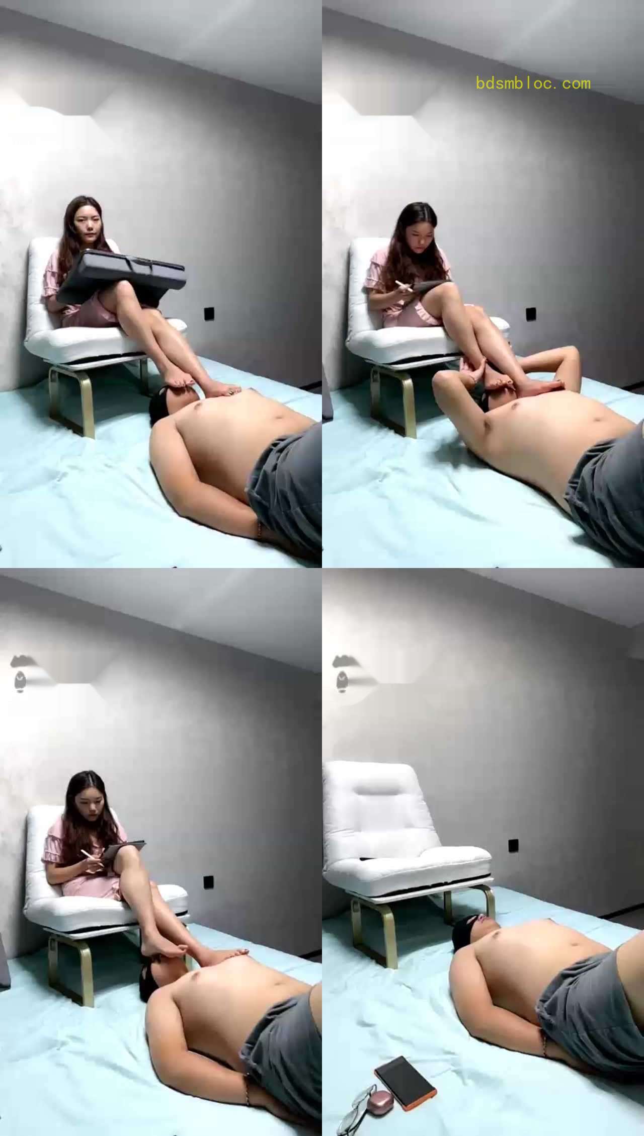 【蜜桃儿S】工作调教，深喉，工作到深夜的一天