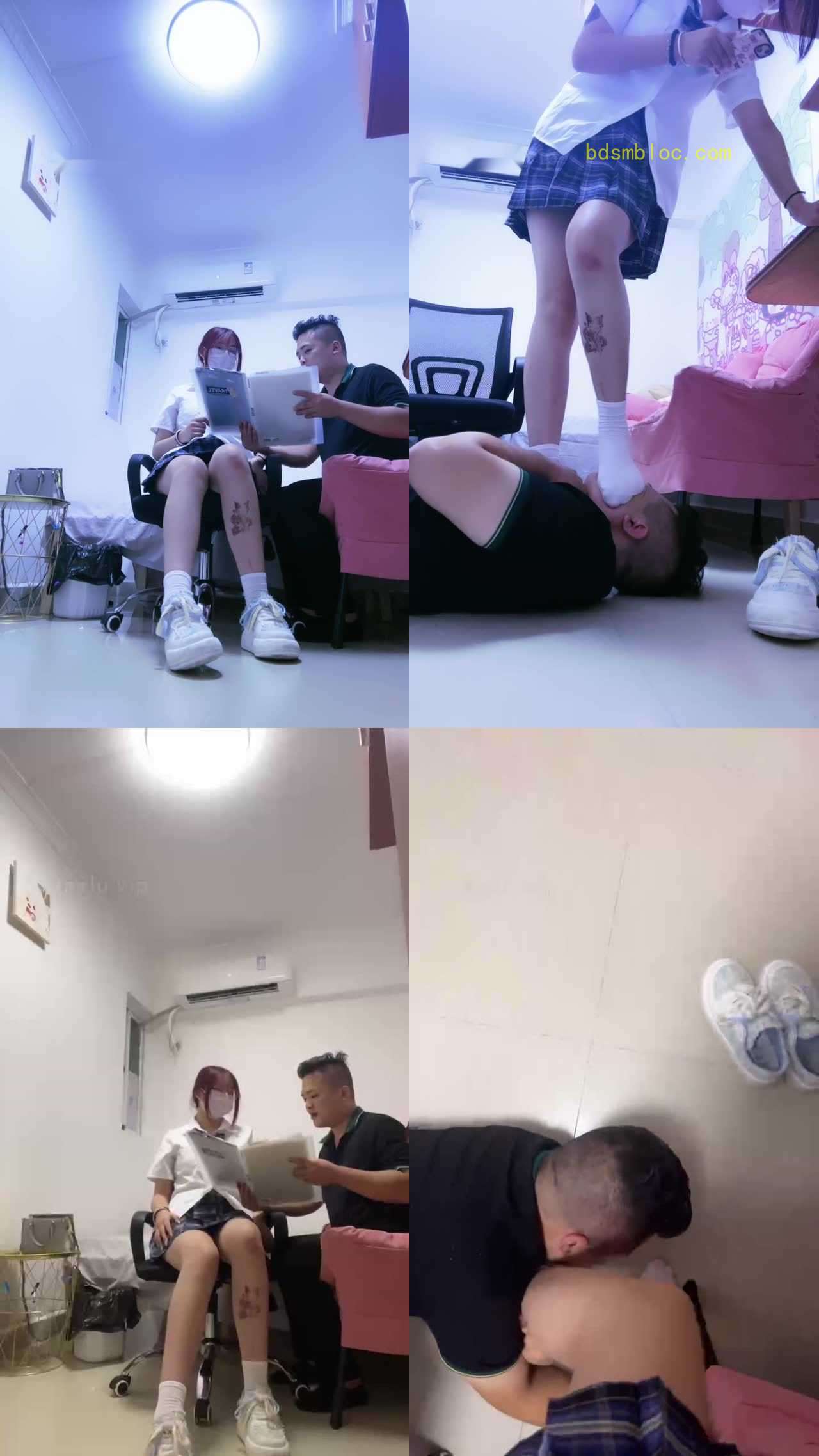 【雯雯】被学生妹虐-白袜踩/揪耳朵/sp/踩狗爪【双视角版】