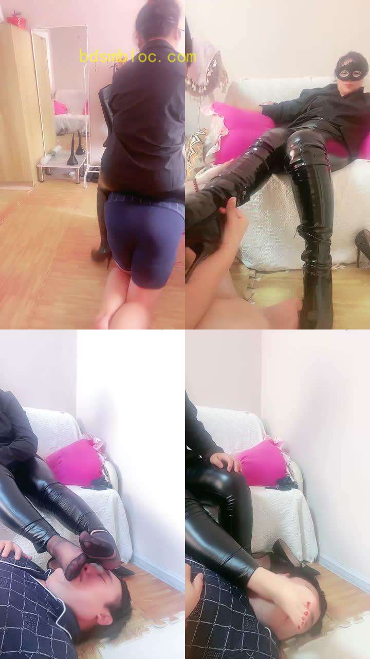 【佳琪女王s】皮靴鞭打
