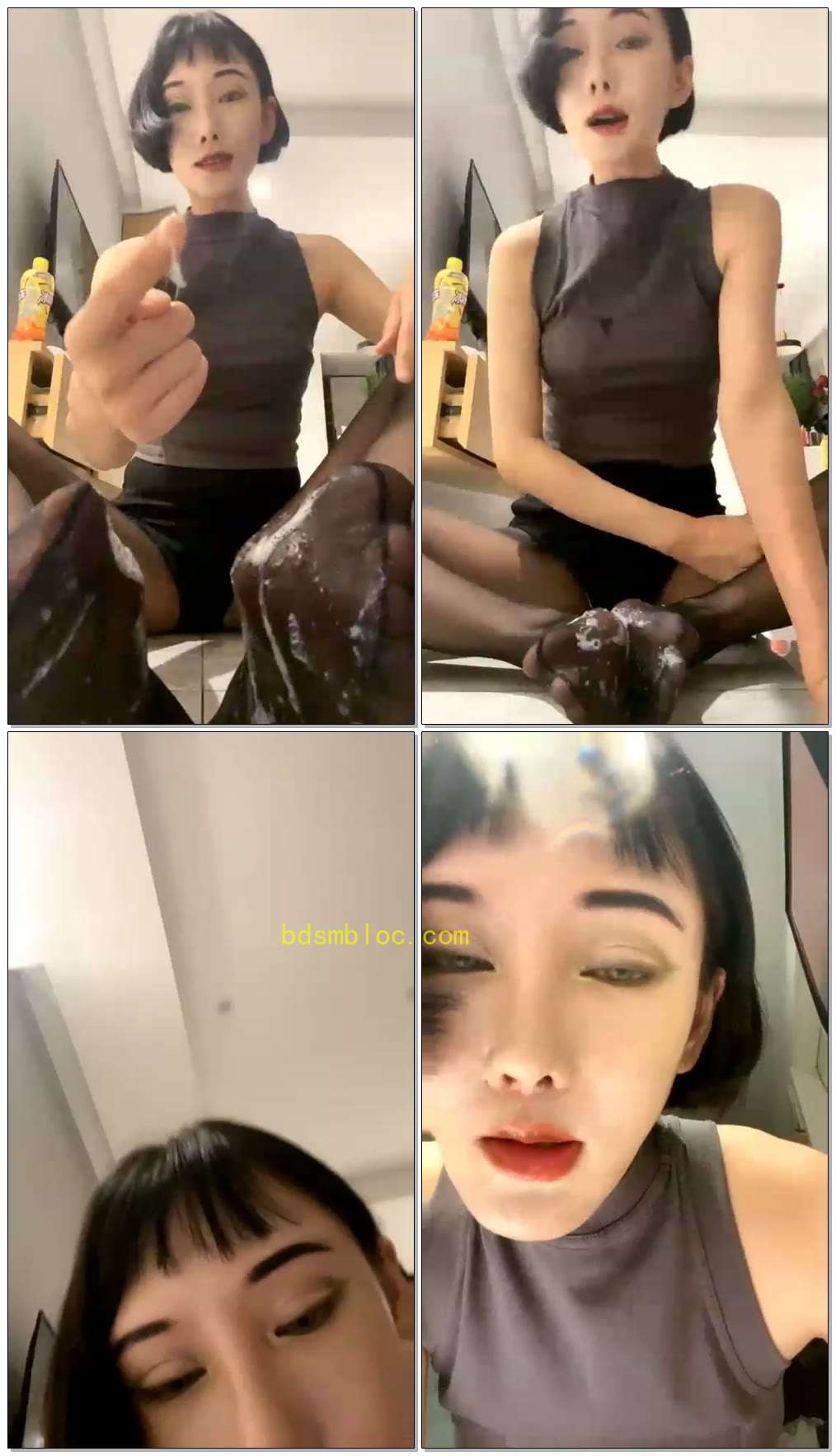 【千条姐】第一视黑丝大串浓痰拉丝红绿灯